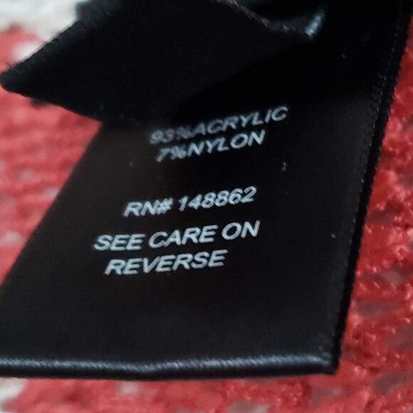 Torrid Aztec Cardigan Women's Open Front Fringe Edge Loose Knit Southwestern 5X - Picture 5 of 5